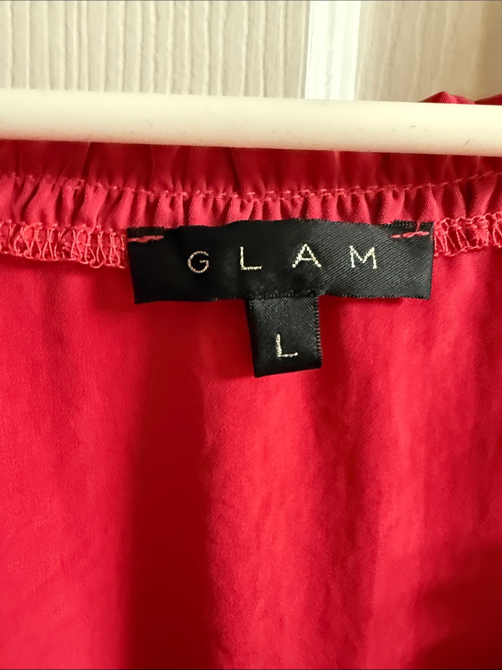 🌸 GLAM: Red Ruffle V-Neck Tie-Waist Dress - Picture 2 of 6